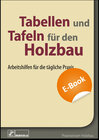 Buchcover Tabellen und Tafeln für den Holzbau - E-Book (PDF)