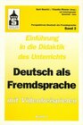 Buchcover Einführung in die Didaktik des Unterrichts Deutsch als Fremdsprache. Mit Videobeispielen / Einführung in die Didaktik de