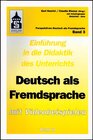 Buchcover Einführung in die Didaktik des Unterrichts Deutsch als Fremdsprache. Mit Videobeispielen / Einführung in die Didaktik de