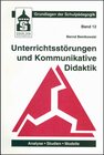 Buchcover Unterrichtsstörungen und Kommunikative Didaktik