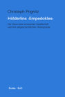 Buchcover Hölderlins »Empedokles«