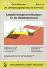 Buchcover Aktuelle Mengenermittlungen für die Bauabrechnung