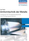 Buchcover Umformtechnik der Metalle