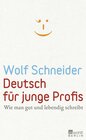 Buchcover Deutsch für junge Profis