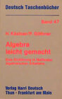 Buchcover Algebra leicht gemacht