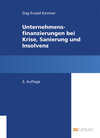 Buchcover Unternehmensfinanzierung bei Krise, Sanierung und Insolvenz