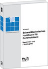 Buchcover Schweisstechnisches Handbuch für Konstrukteure