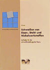 Buchcover Schweissen von Eisen-, Stahl- und Nickelwerkstoffen