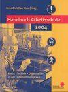 Buchcover Handbuch Arbeitsschutz 2004