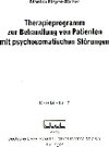 Buchcover Therapieprogramm zur Behandlung von Patienten mit Psychosomatischen Störungen