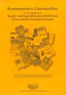 Buchcover Kommentierte Literaturliste für die Ausbildung in Kinder- und Jugendlichenpsychotherapie