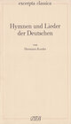 Buchcover Hymnen und Lieder der Deutschen