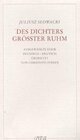 Buchcover Des Dichters grösster Ruhm