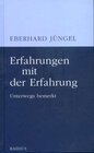 Buchcover Erfahrungen mit der Erfahrung