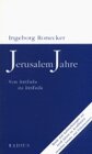 Buchcover Jerusalem Jahre