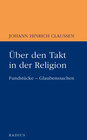 Buchcover Über den Takt in der Religion