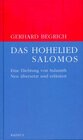 Buchcover Das Hohelied Salomos