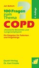 Buchcover 100 Fragen zum Thema COPD, chronische Bronchitis und Lungenemphysem