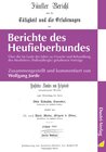 Buchcover Berichte des Heufieberbundes