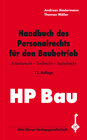 Buchcover Handbuch des Personalrechts für den Baubetrieb