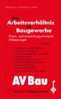 Buchcover Das Arbeitsverhältnis im Baugewerbe