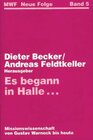 Buchcover Es begann in Halle ...