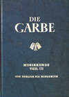 Buchcover Die Garbe / Musikkunde 3
