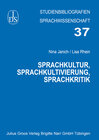 Buchcover Sprachkultur, Sprachkultivierung, Sprachkritik
