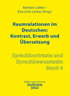 Buchcover Raumrelationen im Deutschen: Kontrast, Erwerb und Übersetzung