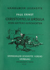 Buchcover Christoffel und Ursula