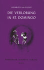 Buchcover Die Verlobung in St. Domingo