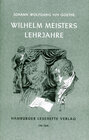 Buchcover Wilhelm Meisters Lehrjahre