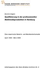 Buchcover Qualifizierung in der professionellen Multimediaproduktion in Hamburg
