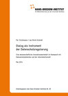 Buchcover Dialog als Instrument der Datenschutzregulierung. Eine wissenschaftliche Innovationswerkstatt im Austausch mit Datenschu