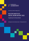 Buchcover Reuters Institute Digital News Report 2022 – Ergebnisse für Deutschland.