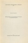 Buchcover Bibliographie der geographischen Literatur in deutscher Sprache