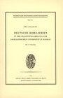 Buchcover Deutsche Bibelserien in der Holzstocksammlung der Jagellonischen Universität in Krakau.