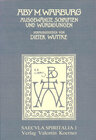 Buchcover Ausgewählte Schriften und Würdigungen