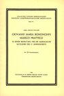 Buchcover Giovanni Maria Bononcini's "Musico Prattico" in seiner Bedeutung für die musikalische Satzlehre des 17. Jahrhunderts.