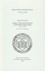 Buchcover Early Transylvanian Antitrinitarianism (1566-1571)