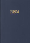 Buchcover RISM B V,1 Tropen- und Sequenzenhandschriften