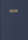 Buchcover RISM B IX,1 Hebrew Notated Manuscript Sources up to circa 1840