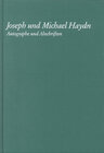Buchcover KPK 4 Joseph und Michael Haydn - Autographe und Abschriften