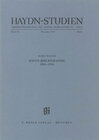Buchcover Haydn-Studien VI,3. Veröffentlichungen des Joseph Haydn-Instituts, Köln