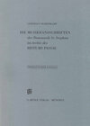 Buchcover KBM 21 Die Musikhandschriften der Dommusik St. Stephan im Archiv des Bistums Passau