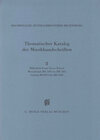 Buchcover KBM 14,8 Bibliothek Franz Xaver Haberl, Manuskripte BH 7055 bis BH 7865. Anhang: BH 8076 bis BH 9340