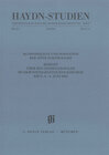 Buchcover Haydn-Studien. Veröffentlichungen des Joseph Haydn-Instituts Köln. Band X Heft 3-4, Juli 2013