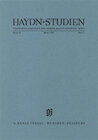 Buchcover Haydn Studien. Veröffentlichungen des Joseph Haydn-Instituts Köln. Band II, Heft 1, März 1969