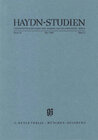 Buchcover Haydn-Studien. Veröffentlichungen des Joseph Haydn-Instituts, Köln. Band II, Heft 2, Mai 1969