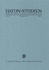 Buchcover Haydn Studien. Veröffentlichungen des Joseph Haydn-Instituts Köln. Band II, Heft 4, Dezember 1970